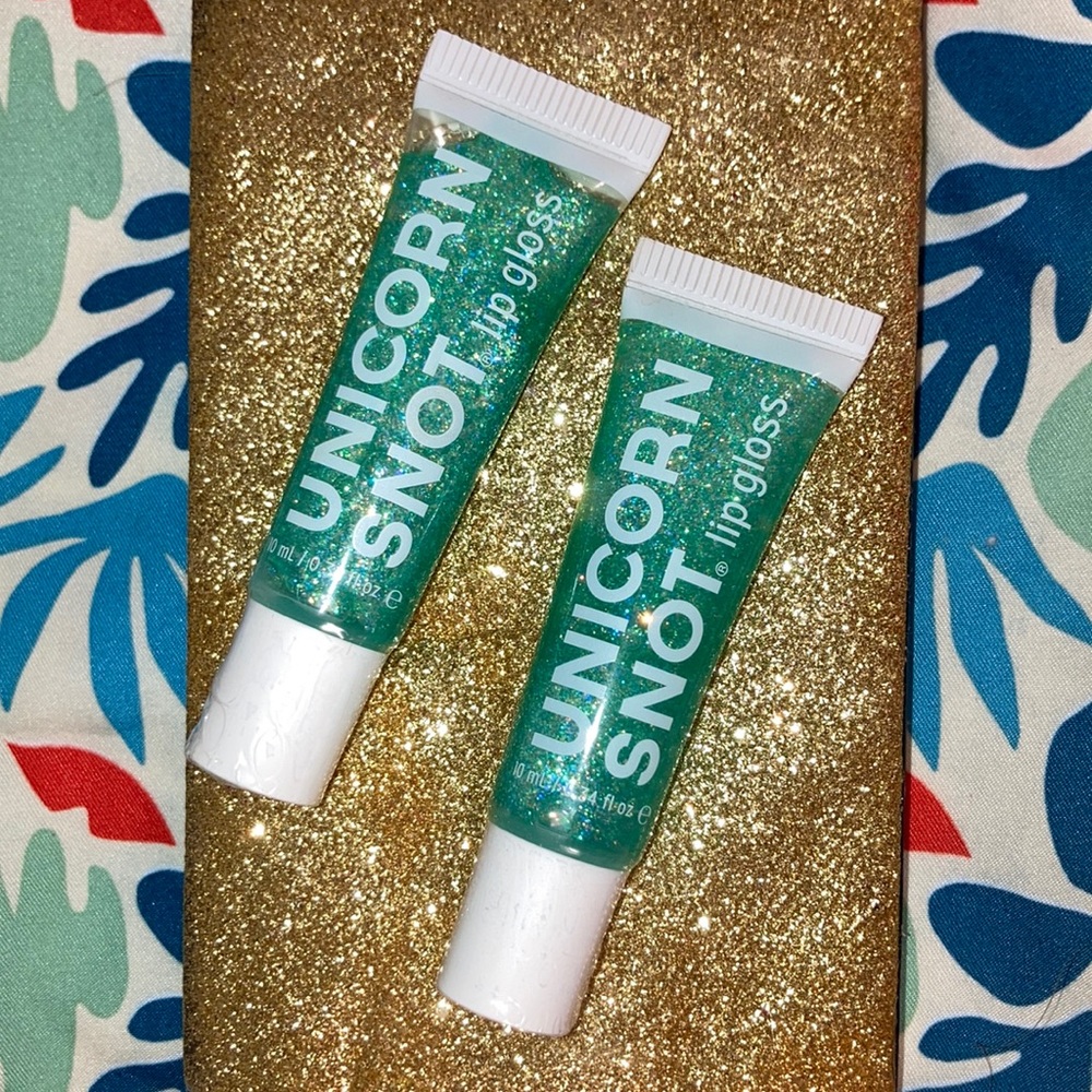 Unicorn Snot Lip Gloss- green (2 pack)